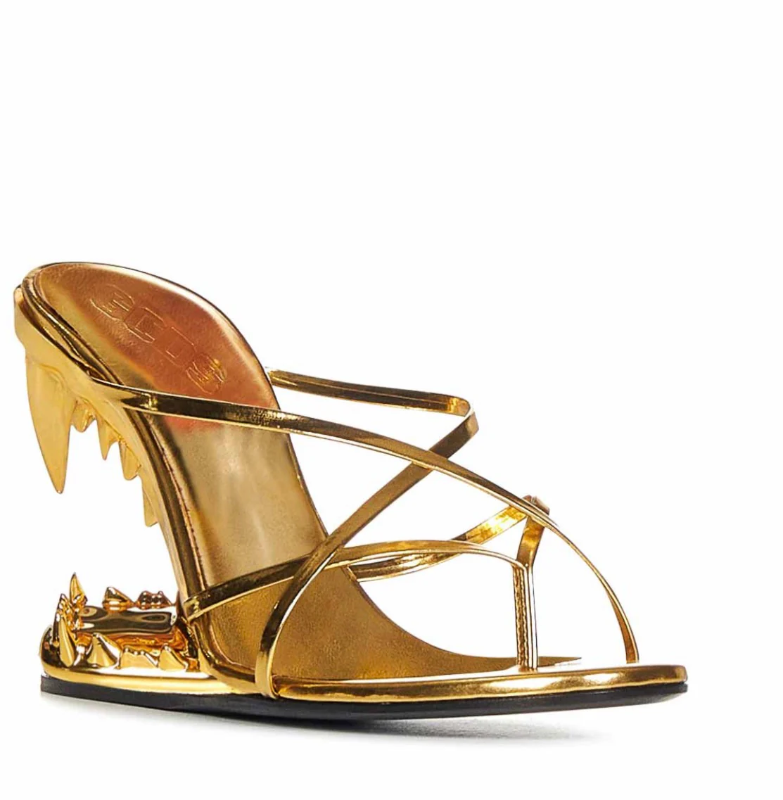 BADDIE HEELS GOLD