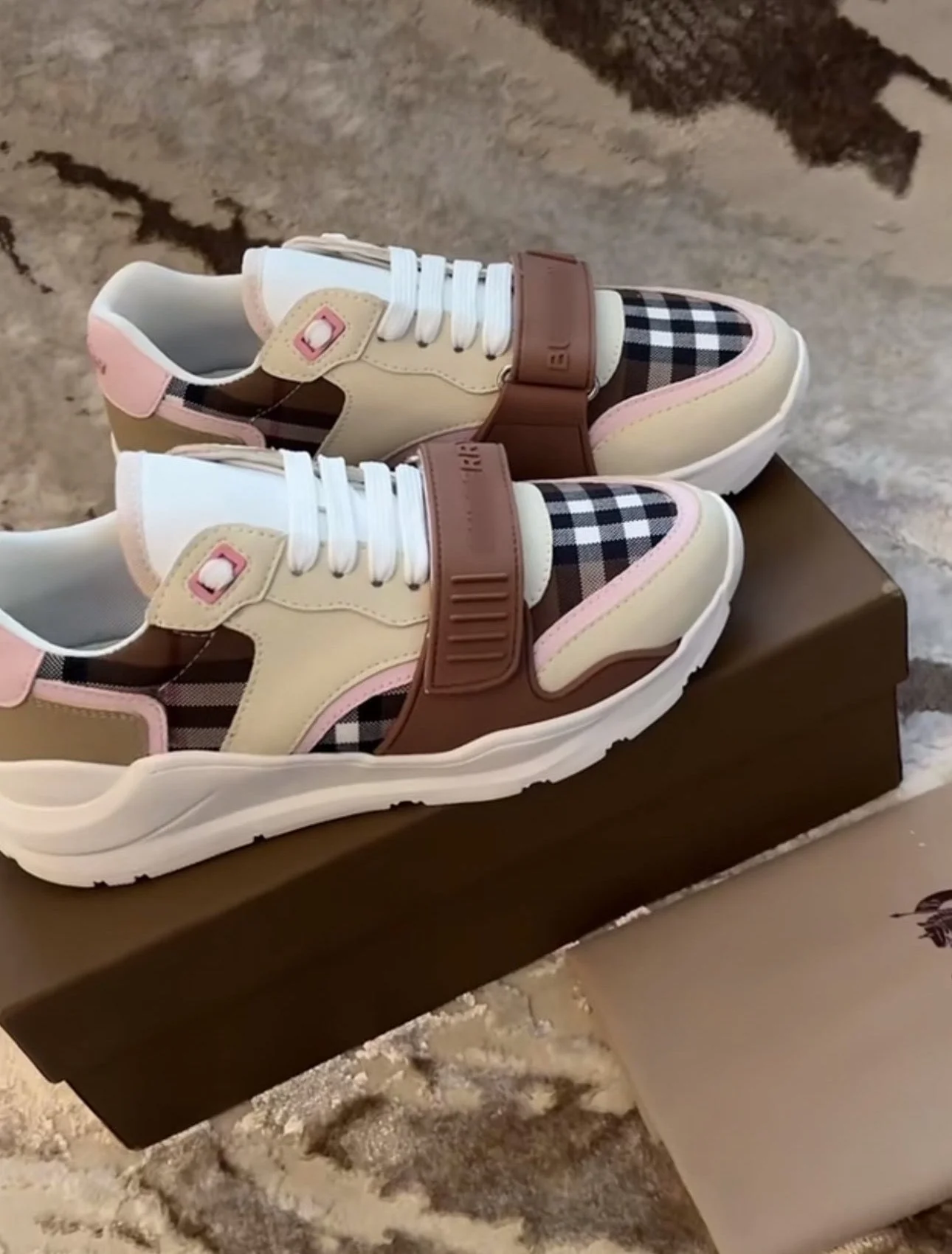 checkered sneakers