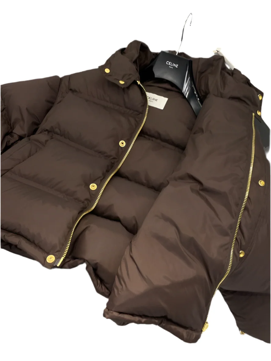 Brown detachable Puffer Jacket - Image 3
