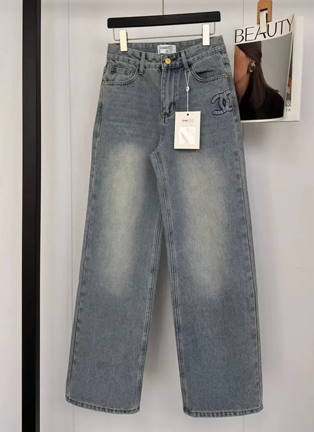 signature logo jeans - Image 2
