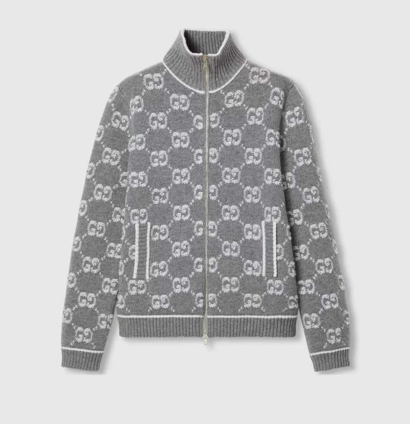 CARDIGAN ZIP GREY