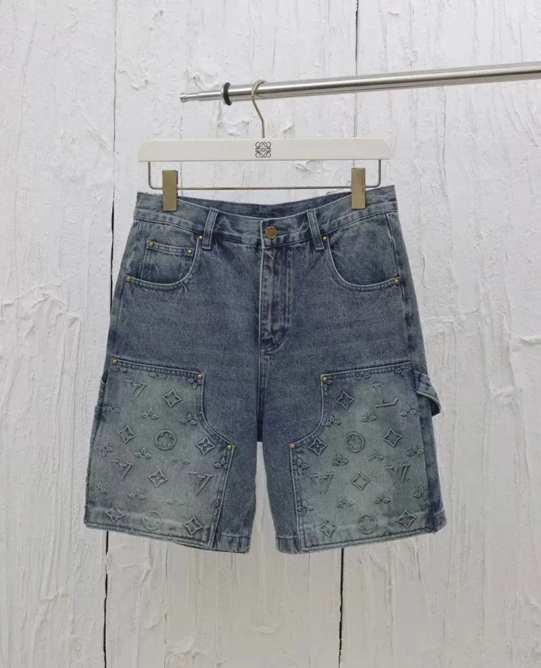 denim shorts long