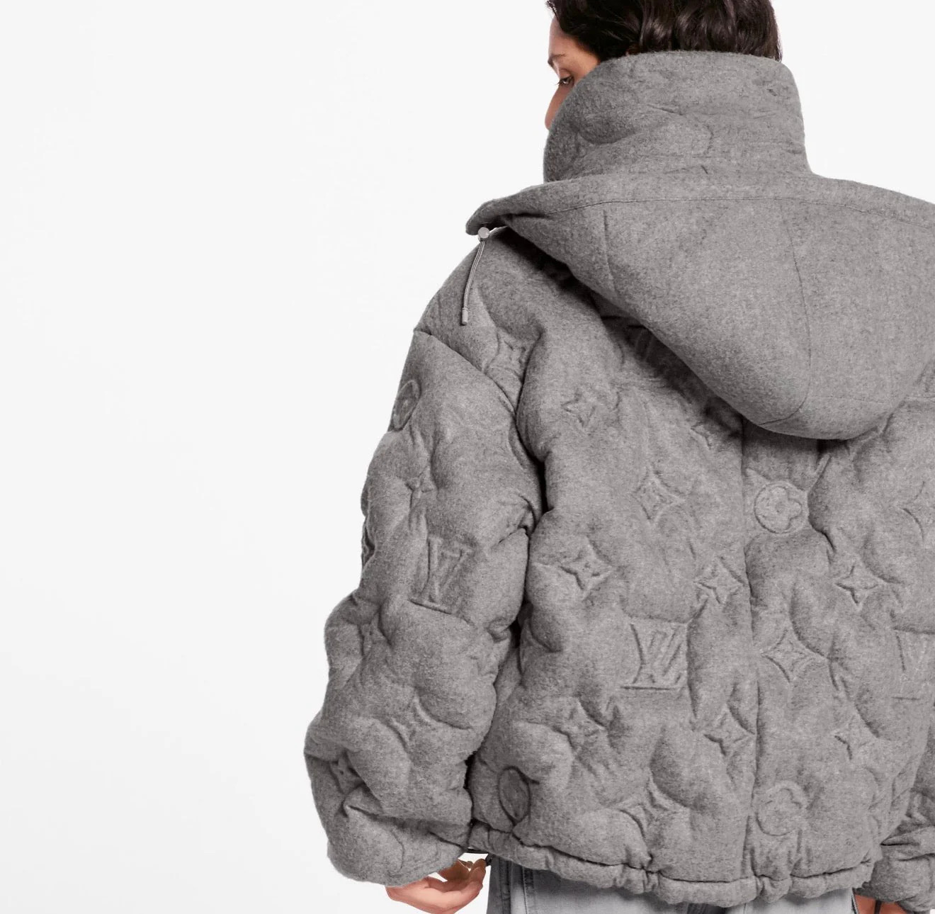 ICONIC PUFFER COAT GREY - Image 2