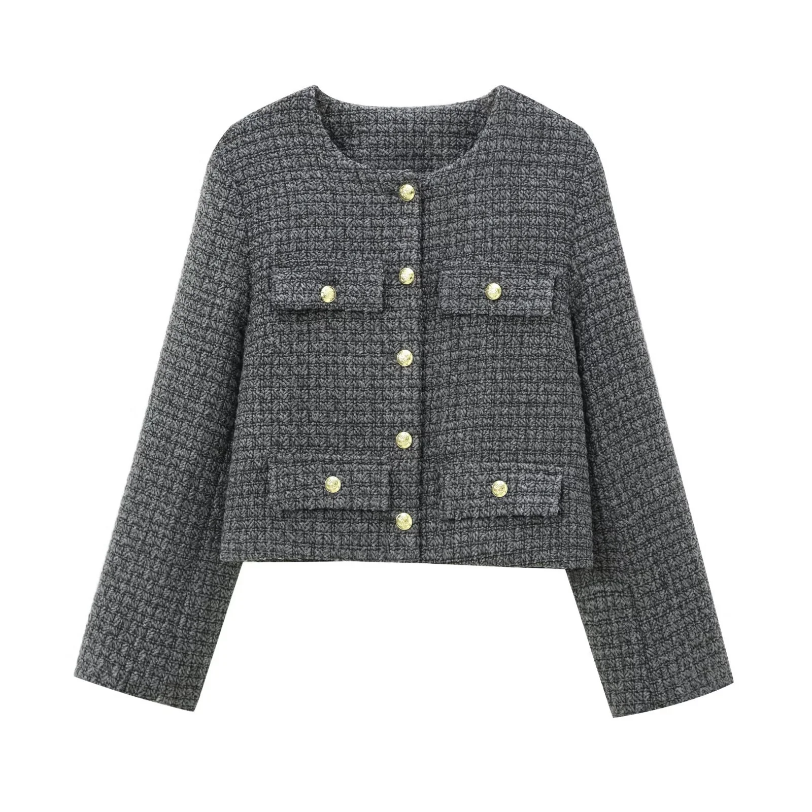 Noirea London | Cropped Bouclé-Jacke - Image 5