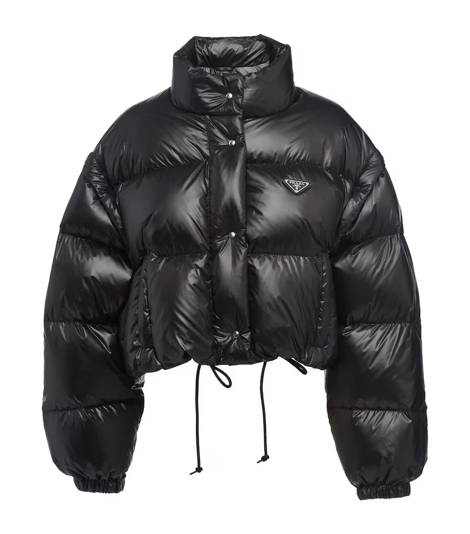 TRIANGLE SHINY JACKET BLACK